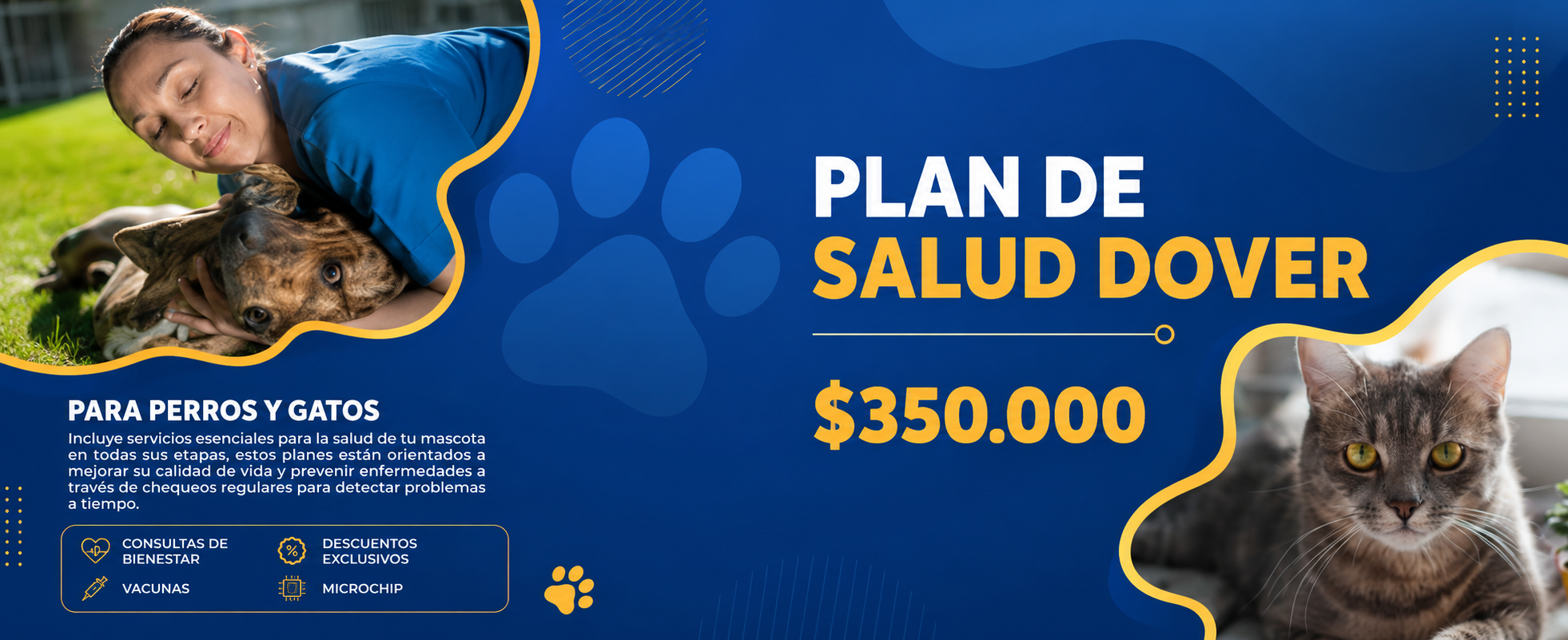 Planes de salud veterinaria Bogotá para perros y gatos - Clínica Dover
